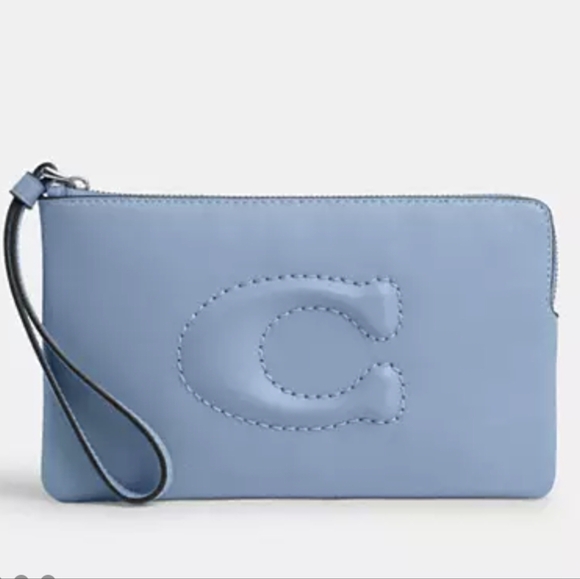 Coach...Large Corner Zip Wristlet - Picture 4 of 4